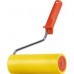 Валик прижимной для обоев, резиновый желтый,250 мм